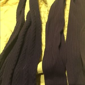 Brown patterned tights